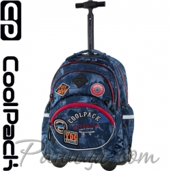 2019 Cool Pack Starr Ученическа раница на колелца Badges B Blue B35154 2019 Cool Pack Starr Ученическа раница на колелца Badges B Blue B35154